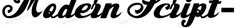 Modern Script字体转换 Modern Script字体转换